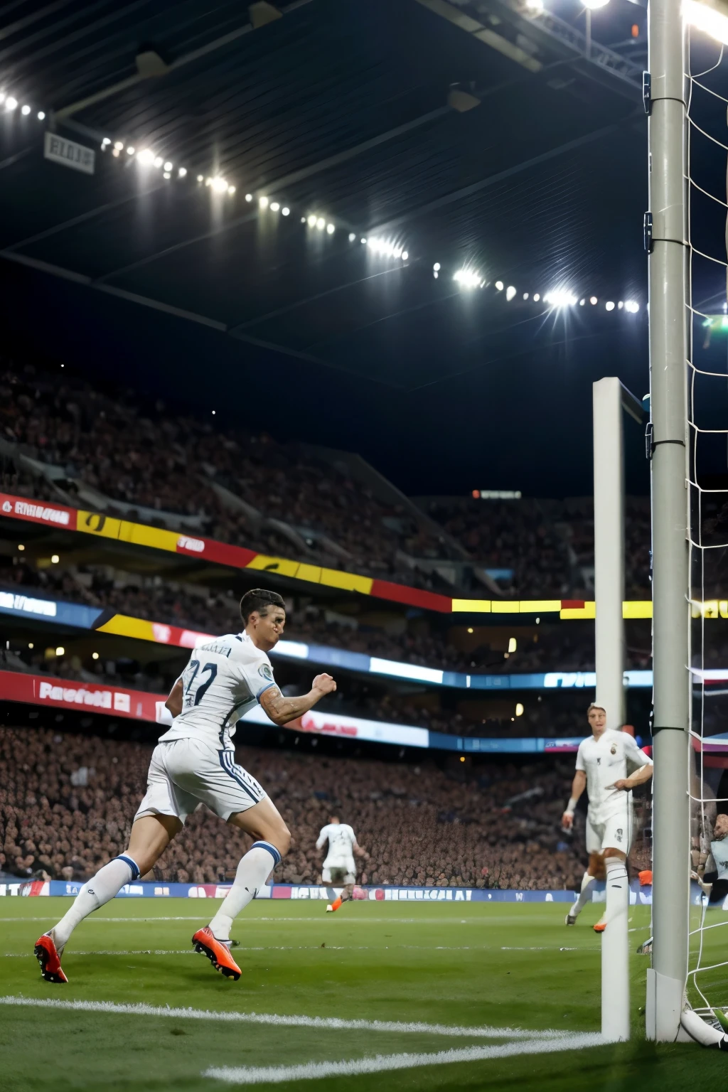 Images of Cristiano Ronaldo scoring a great goal