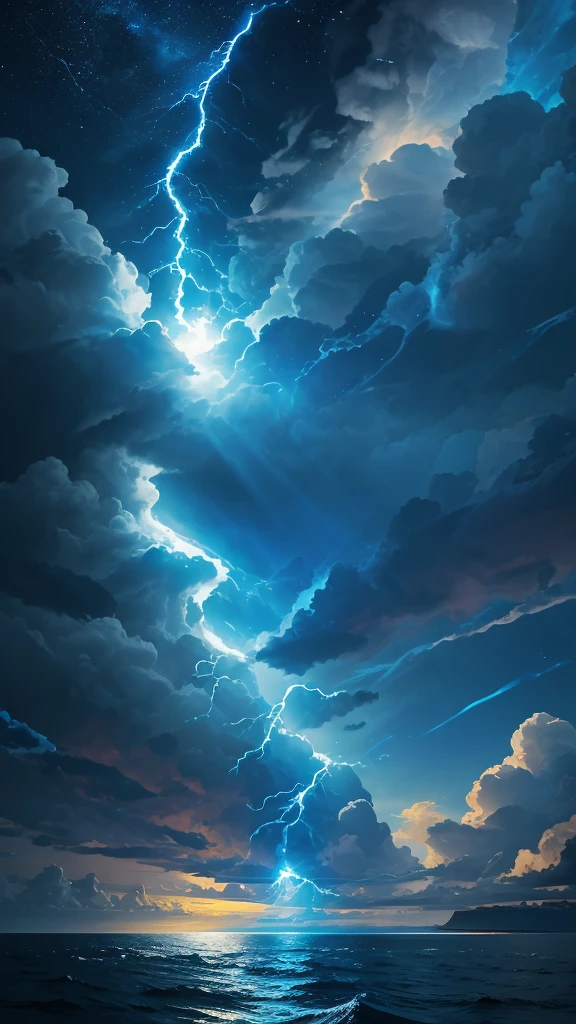 Like a bolt from the blue、A miraculous light descends