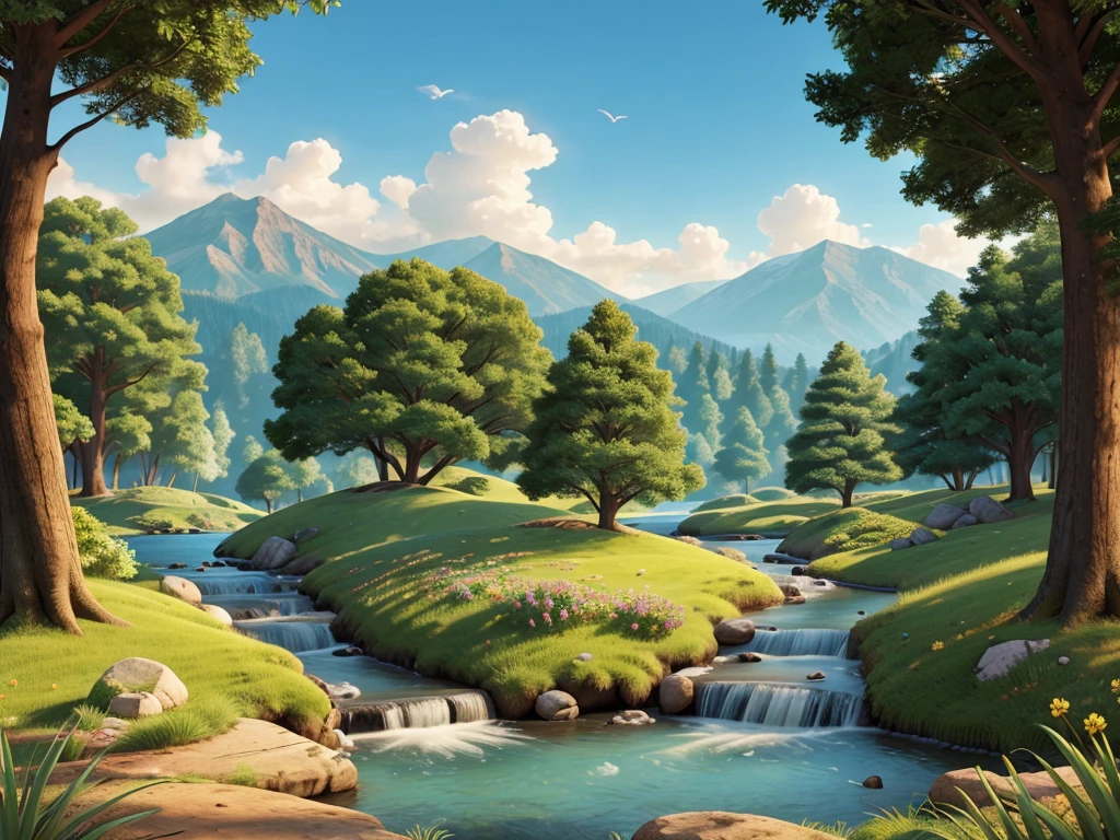 create a nature background
