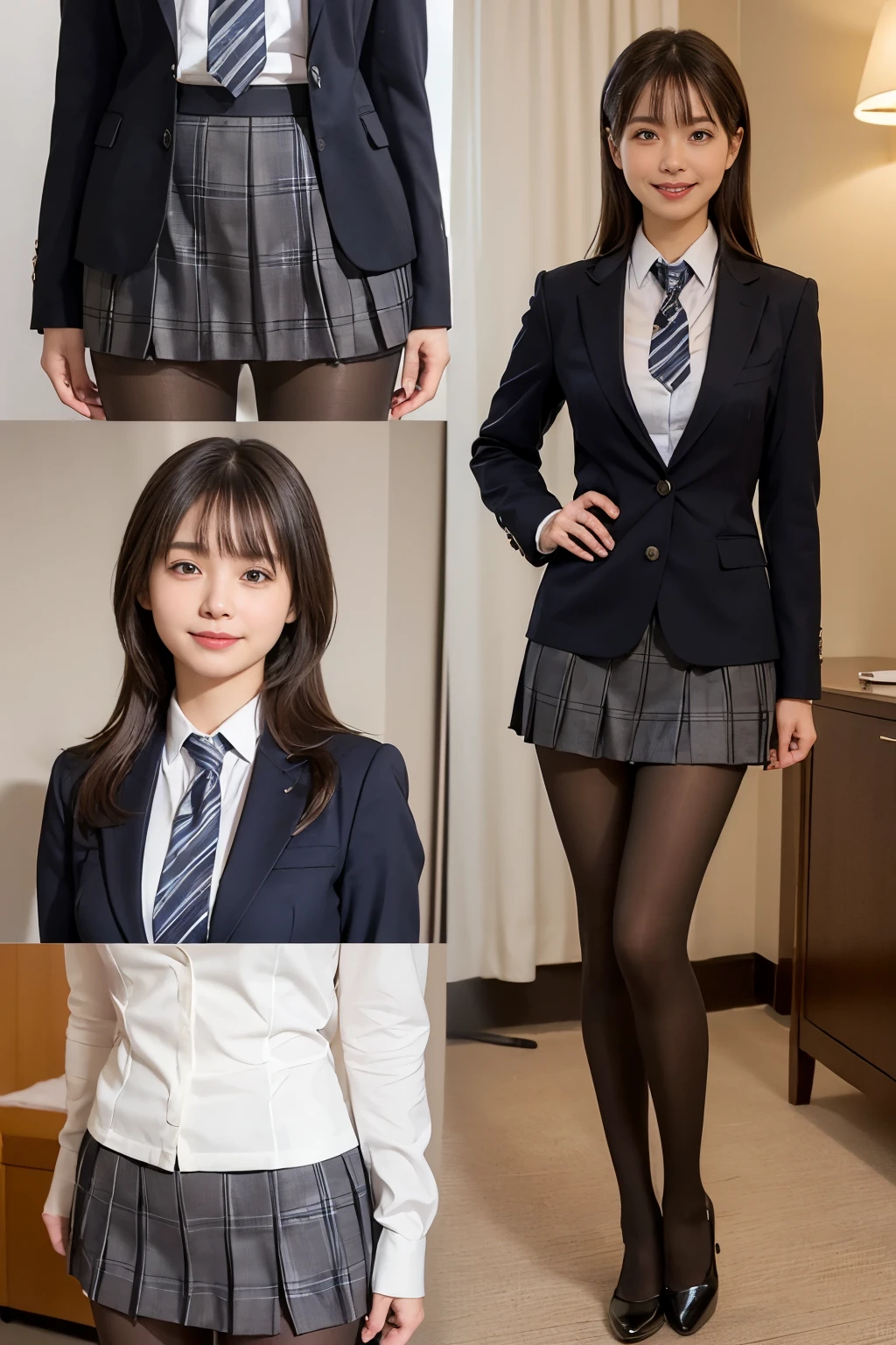 masutepiece, Best Quality, Five girls in the classroom,(5 people standing:1.2),Standing,Teenage, Looking at Viewer,l Group shot, harems,nffsw,full back panties, (pantiy),Realistic,School uniform,(Dark blue blazer and white shirt) ,(Dark blue pleated skirt),Blue Ribbon ,(Looking back, ass grab:0.9),(Beautiful eyes:1.3),frombelow,From below,Kinney,(skinny:1.2) ,Slender thighs, Long body, novel illustration,(Smelly eyes:0.5),closed curtains,(shirts lift,lifted by self:1.5) ,Dark Persona.Skirt lift front,(Panties:1.3),