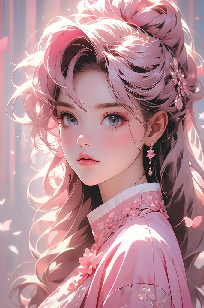 pink 1girl