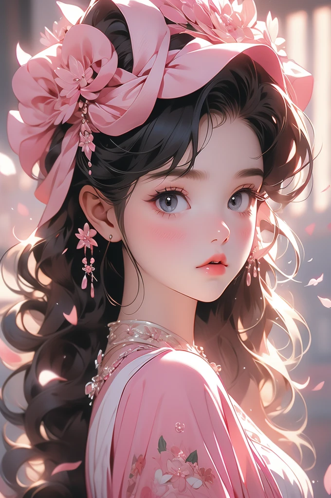 pink 1girl 