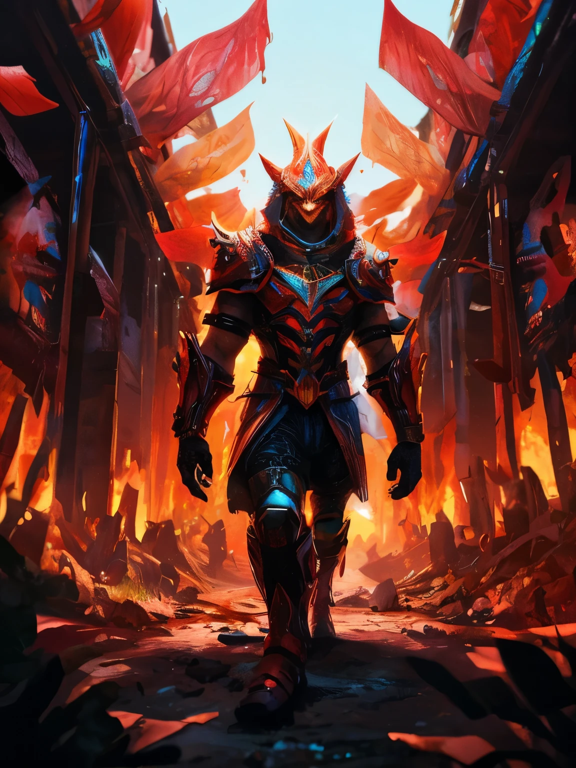 Concept art, Monstrogenesis, an Huge, masterpiece portraite, perfect composition, sharp focus, full body shot, cinematic bright lighting, bold lines, colorful, hyper detailed, high contrast, (realistic), high quality, depth of field detailed background, RAW photo ISO 100, 16K resolution