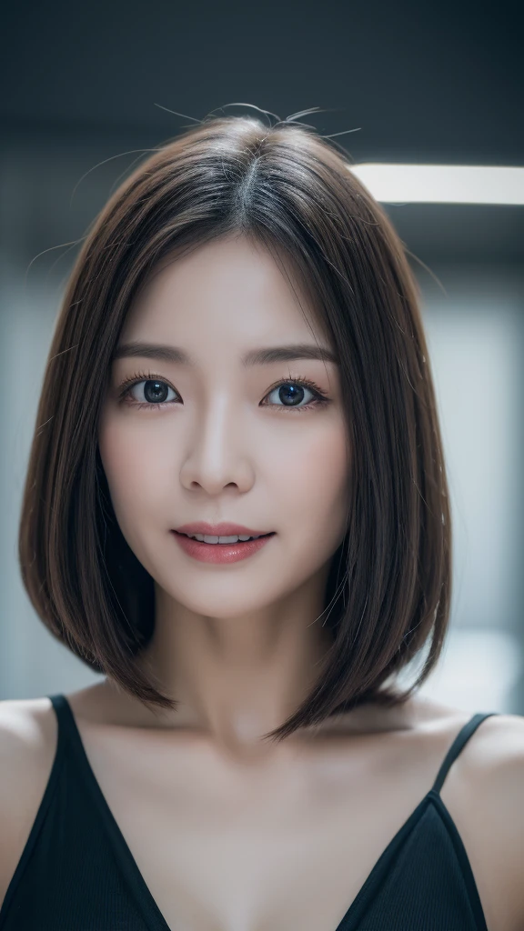 ((Realistic lighting,Cinematic lighting effects, best qualtiy, 8k, tmasterpiece:1.3)), ((50-year-old woman,8-pack abs)),sharp focus:1.2, , Perfect figure,looks into camera,The face is delicate,((Gray hair)),black bikini,big laughter,the night,playground,Ultra-fine face,Fine eyes,double eyelid 黒ビキニ