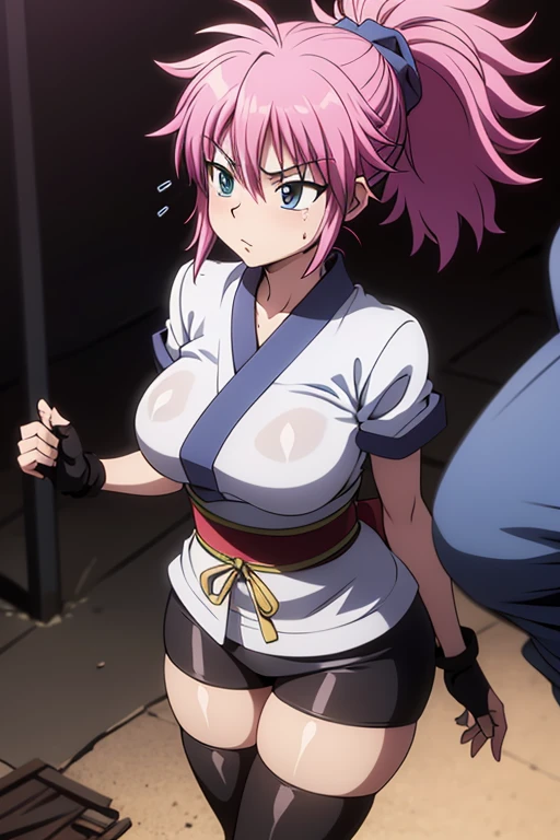 score_9, score_8_up, score_7_up, BREAK source_anime, masterpiece, best quality, uncensored, rating_explicit, maam, fighter, torn china dress, large breasts, thighs, orc, large penis, sex from behind, stomach bulge, breasts grab, breast squeeze, milking, reverse_stand_and_carry_position, restrained, meat armor, bondage, bound ankles, bound legs, bound arms, armpits, cum inside, orgasm,