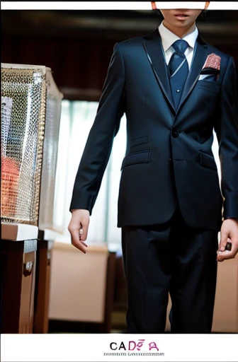 a 13 year old male wearing a suit
BELT VISABLE 4K HIGH QUALITY DETAILED