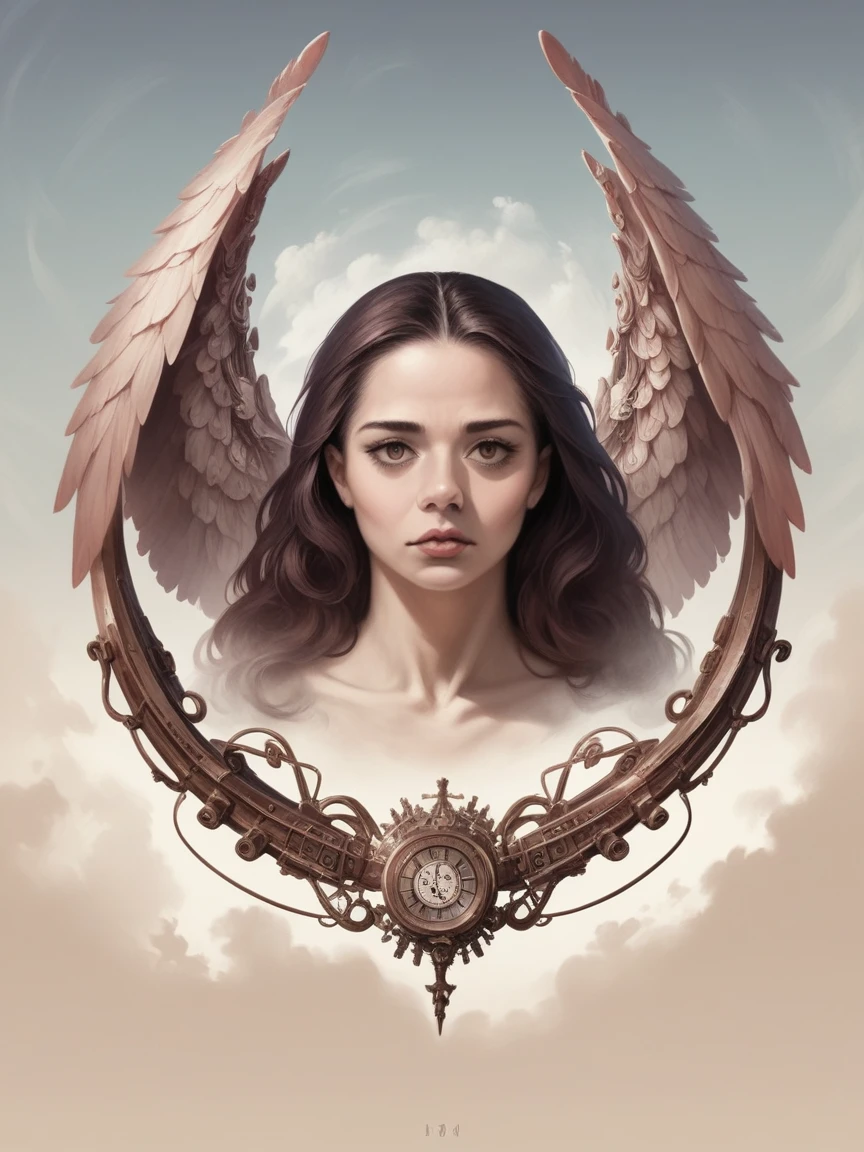 1girl, detailed beautiful eyes, detailed beautiful lips, extremely detailed face and eyes, long eyelashes, holding compass in hand, intricate mechanical wings, steampunk style, cinematic lighting, dramatic shadows, vivid colors, muted tones, fantasy, digital art, (best quality,4k,8k,highres,masterpiece:1.2),ultra-detailed,(realistic,photorealistic,photo-realistic:1.37),concept art,highly detailed