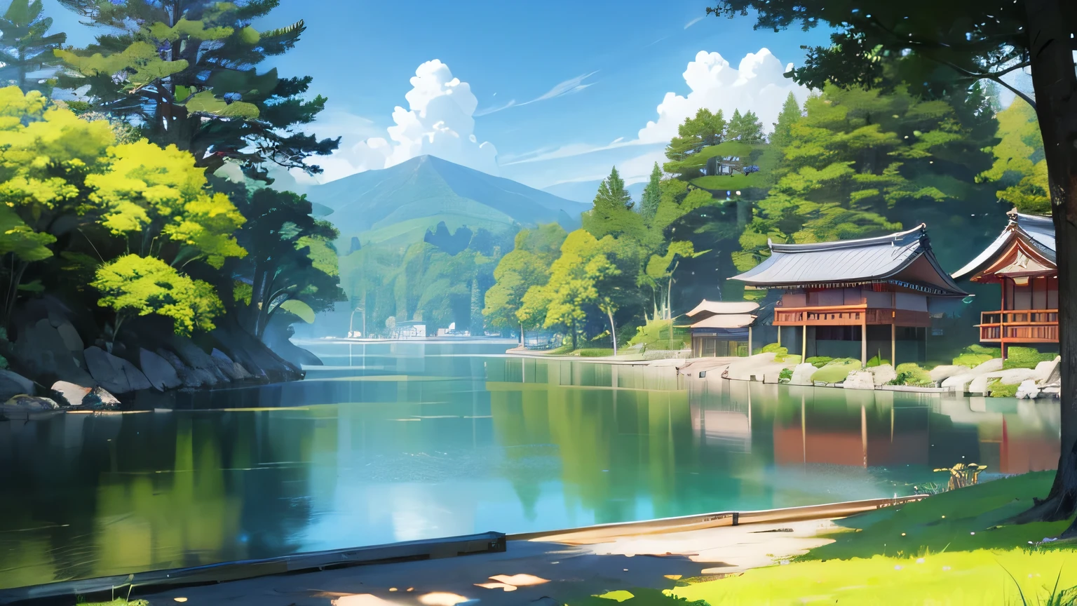 japan, nature, summer,blue sky, strret