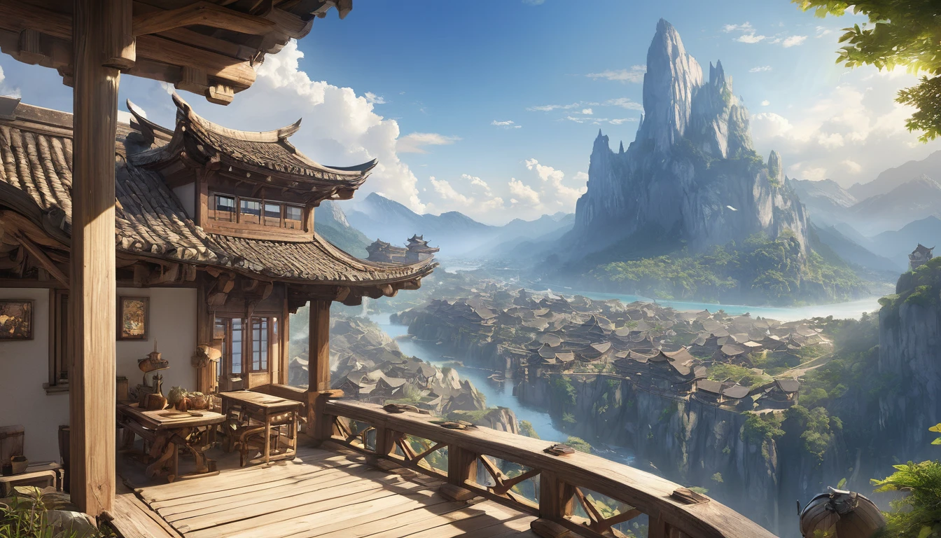 (masterpiece, Highest quality:1.2), mercenary, Fantasy、Spectacular views