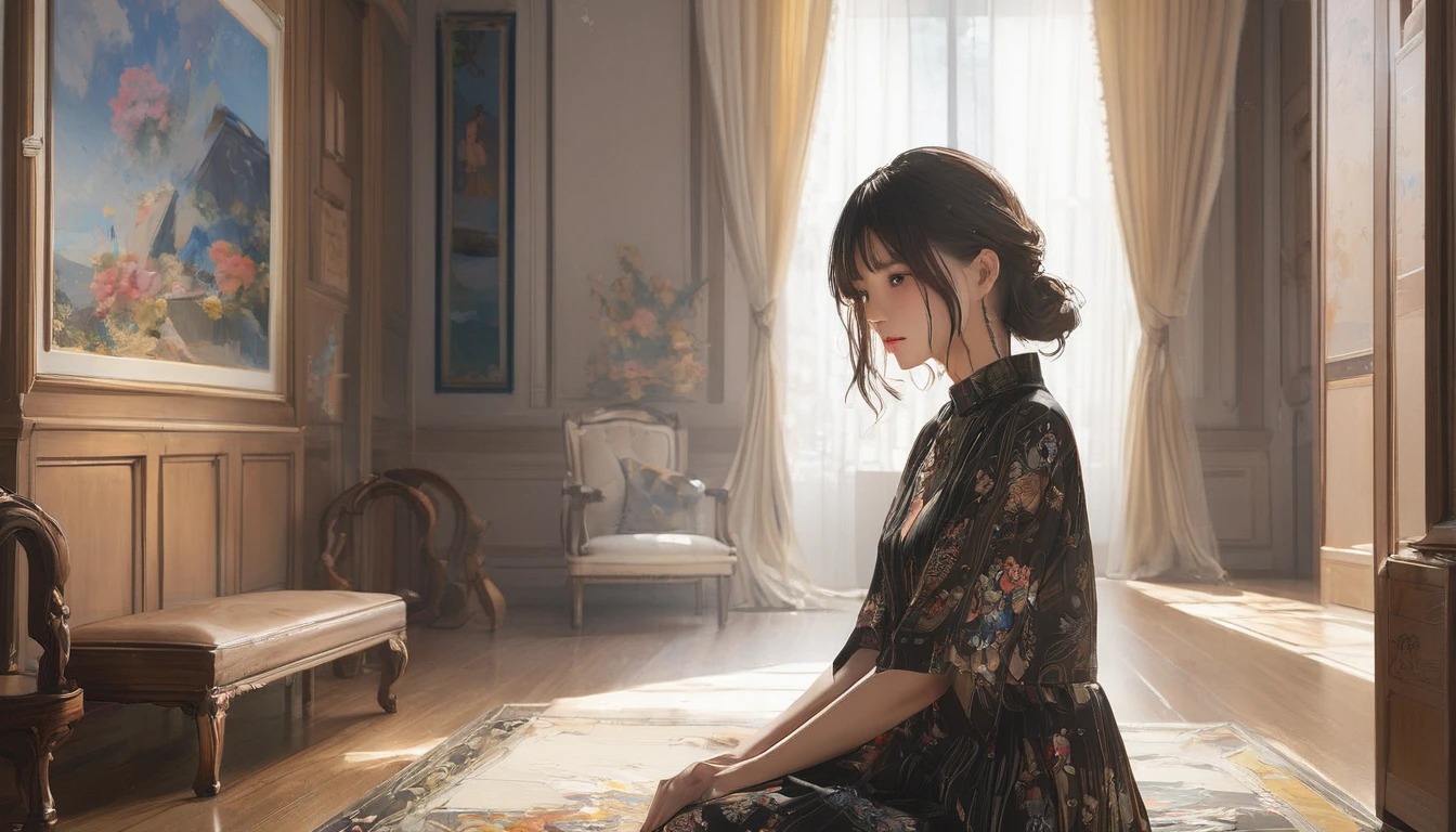 (masterpiece, Highest quality:1.2), One Girl, alone
