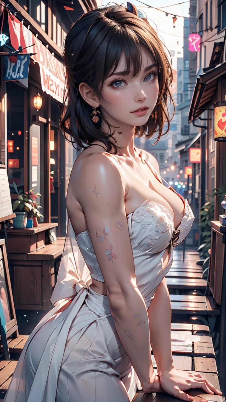 Model shooting style, Audrey Hepburn, (Highly detailed 8K wallpapers), Playboy Centerfold, Tim Okamura、Marco Mazzoni、Yoann Rossell, Popularity, Digital Painting, Photorealism, Exciting, Fairy Lights, Pastel Palette, Intricate details, Digital Art, society, masterpiece, Diversity, ((Perfect Face))  