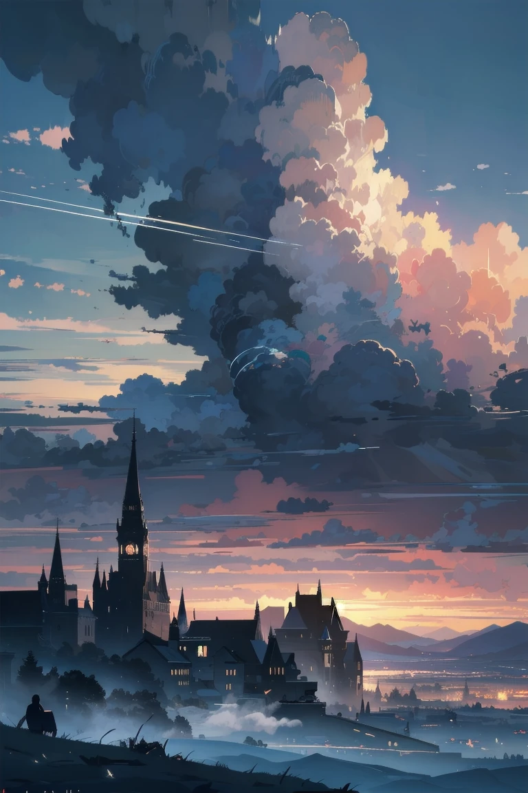 In the sky、In the sky、Vast landscape photography , Clear skies, (cloud:1.3), Realism Break
(masterpiece:1.2), (Highest quality), 4K, Very detailed, (Dynamic configuration:1.4), (Glowing lights, Atmospheric lighting), dream-like, Magic, (alone:1.2)