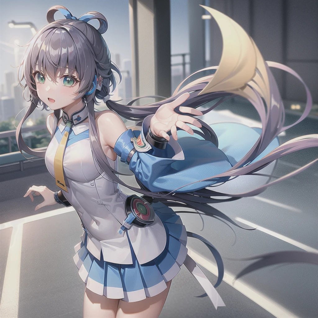 Let Luo Tianyi stand on the underground high-speed rail platform of Taipei Railway Station。