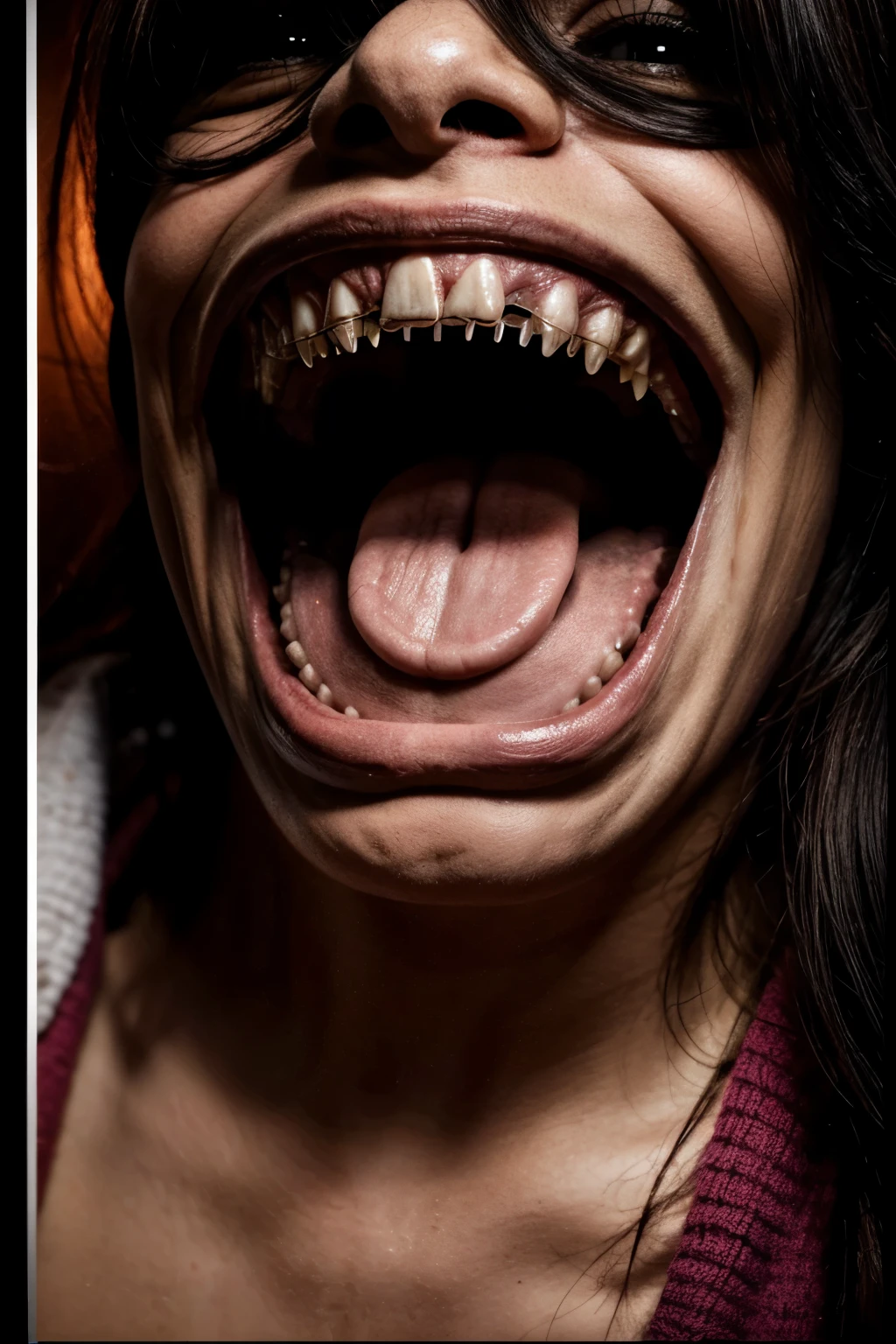 hilarious crazy monster laughing