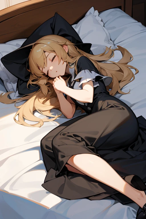 Marisa Kirisame Asleep in bed