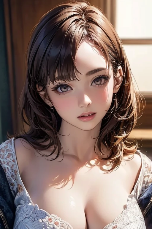 ((Highest quality)),(超High resolution),(Very detailed),(Detailed Description),((The best CG)),(masterpiece),Ultra-detailed art、(Highest quality、8k、32K、masterpiece)、(Realistic)、(Realistic:1.2)、(High resolution)、Very detailed、Very beautiful face and eyes、1 female、Tight waist、Delicate body、(Highest quality、Attention to detail、Rich skin detail)、(Highest quality、8k、Oil paints:1.2)、Very detailed、(Realistic、Realistic:1.37)、Bright colors、