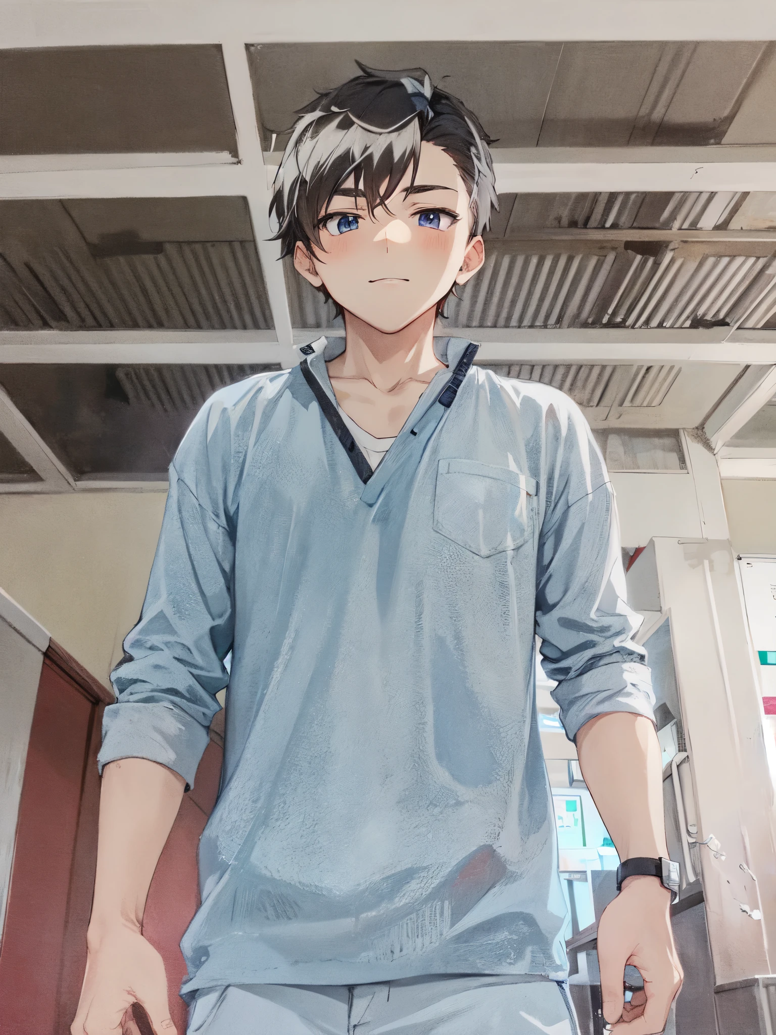 Anime boy cool cute skin white