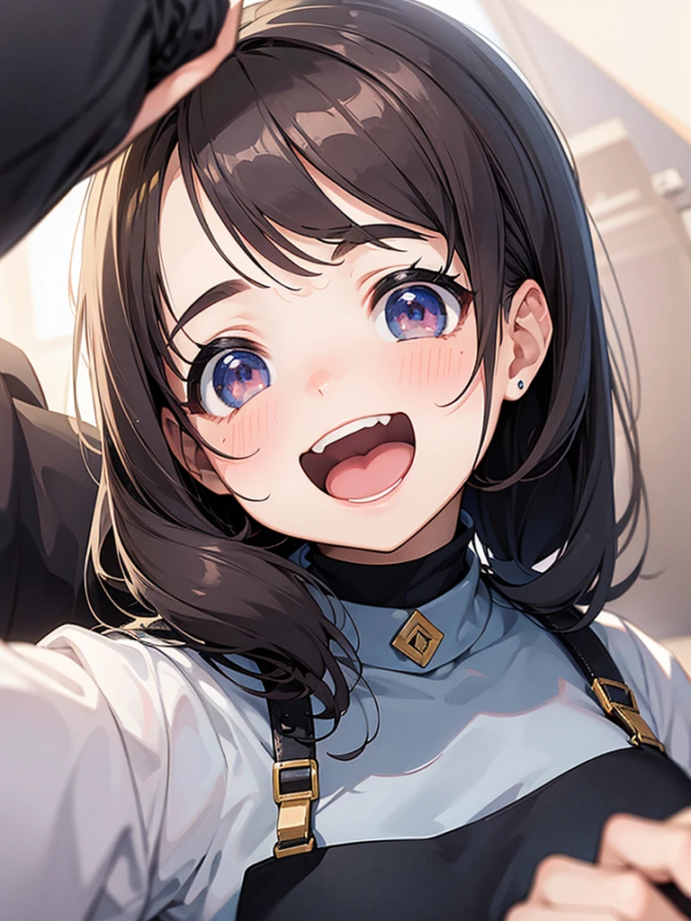 masterpiece, best quality, score_9, score_8_up, girl, loli, smile, open mouth, fantasy,