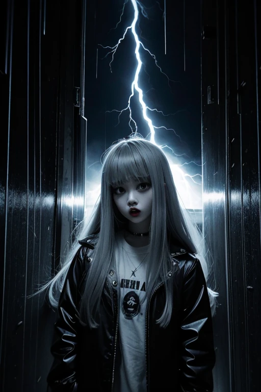 phonk music terror fright scary doll fear lightning rain night