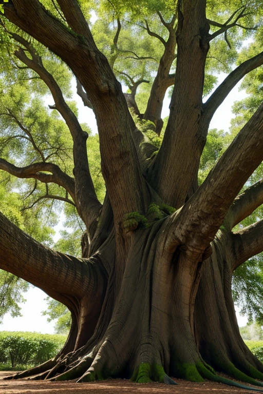 Creat a big tree which branch big and looking dangerous