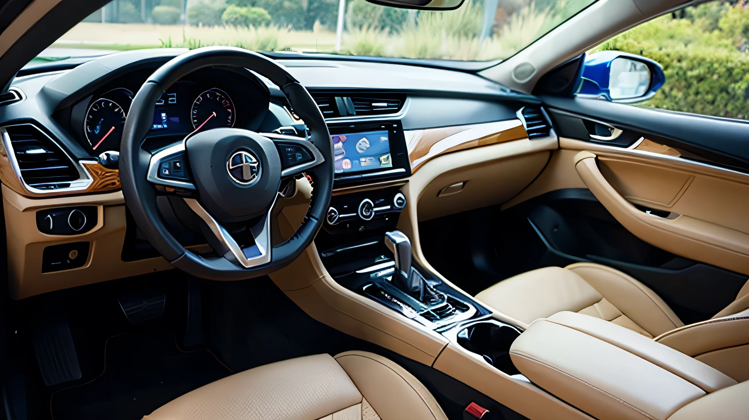 Interior of the car