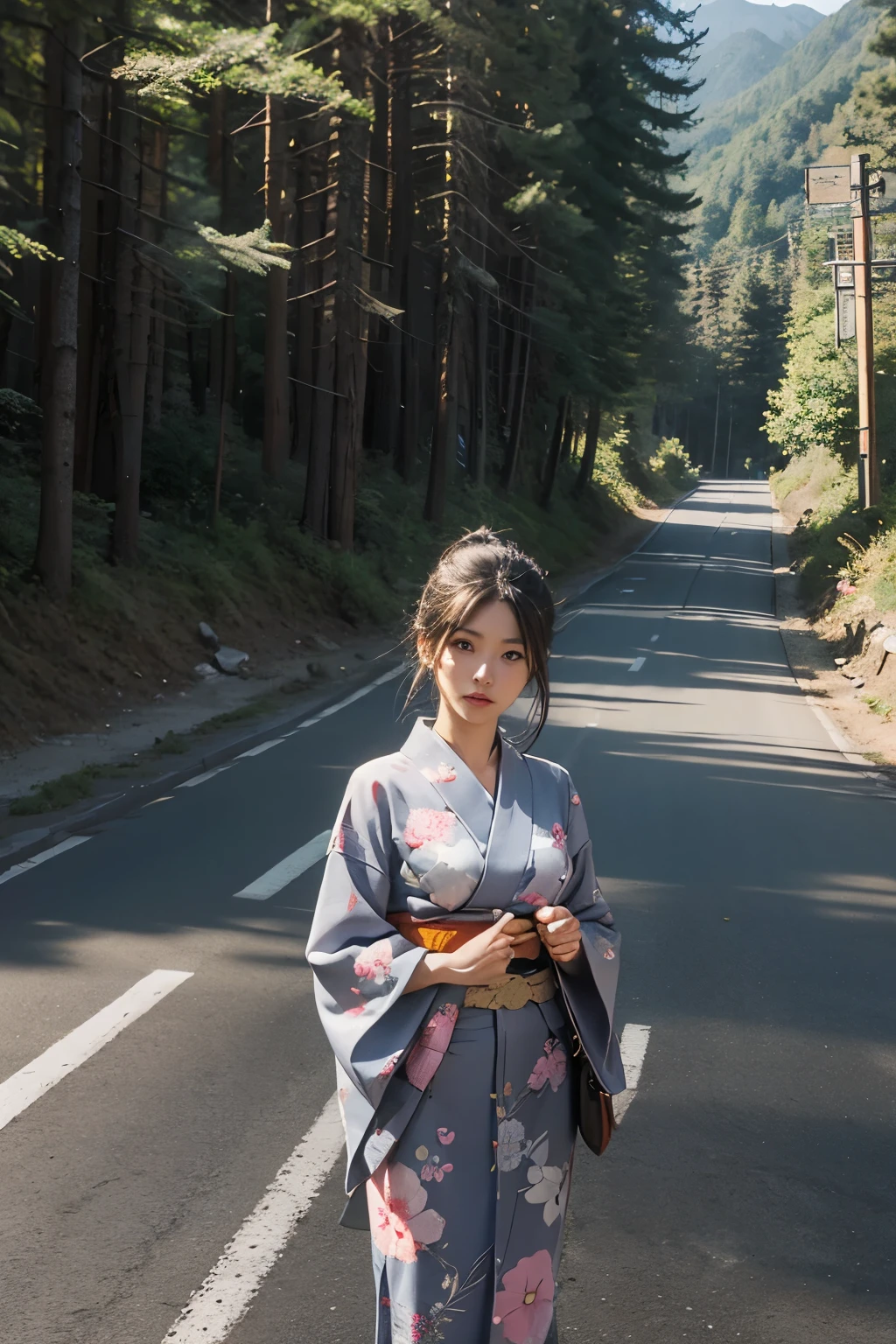 Beautiful,Junko Ishihara,Over Amagi,Prostitute,or period,Years falls,Flame of Love,Disheveled Japanese clothing,In the mountains,The twists and turns of the deep mountains,Flames of Passion,Mature women in their thirties,A devoted beauty,Disheveled Hair,Disheveled outfit,A half-crazed woman obsessed with love,Disheveled, thin kimono,thin yukata,A distraught yukata wearer,Female Artist,Narrow eyes,Single-minded gaze,Simple string belt,or period,Dark mountain path,Crossing the mountain pass,Unpaved mountain roads,On the road through the dark forest,Unpaved road,promenade,Mountain trail,Dirt Road,登Mountain trail,When the road wasn't paved yet,Old mountain path,ground road,carriage,rickshaw,She's wearing light clothing and her chest is exposed.,Beautiful Mature Woman,Her chest is open, exposing her beautiful nipples.,A narrow, winding road leading uphill,Mountain path where you can see the bare ground,A lightly dressed kimono that is slightly disheveled,Road in the Middle Ages,No cars, only horses and rickshaws,A narrow road just wide enough for one person to pass through々A path through a dark mountain forest covered with snow,Ninety-nine percent off,Steep dirt road,Dirt-stained area around the feet,Climbing dangerous mountain trails,Animal trail,Unpaved road,Paths for wild boars, etc.,Extremely small and flat chest,Beautiful nipples,The face of a virtuous angel with many good experiences,A beautiful face like a legendary celestial maiden,Unpaved mountain road,Indigo yukata,Wearing cute wooden women's can,No baggage,Holding a single flower,On the ground in the mountains,in the forest,A tall peak in the distance々,A thin yukata with a simple, plain geometric pattern,Beautiful nipples,Beauty,The length of the yukata is long,Face close-up,promenade,Kemono Road,All gravel roads,All off-road,Dark Night Road,Moonlight only,Are thin,Leaner figure,A slender beauty with an unfortunate past,Dark night road in the forest,One straight road,Hanni in New Jeans,Sayo Shigure