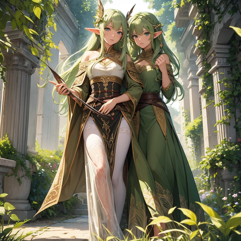 Emerald hair, yellow eyes, tiefling female paladin, beautiful detailed eyes, beautiful detailed lips, extremely detailed face, long eyelashes, fantasy art, digital painting, concept art, cinematic lighting, dramatic, epic, highly detailed, 8K, photorealistic, volumetric lighting, vibrant colors, fantasy character, magic, divine, glowing aura, ornate armor, heroic pose