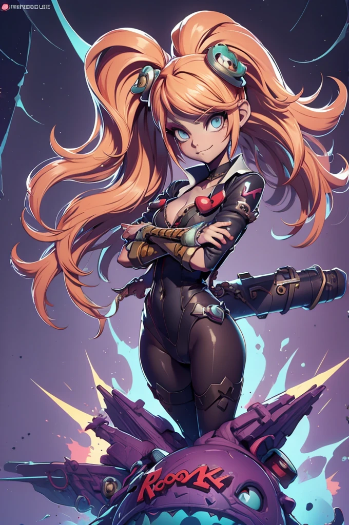 girls estilo rayman legends, character estilo art rayman legends, model sheet, girl , fully body, Giant Accessories,Giant Monster, mascot, sexly, sensuality, GIANT GUN PORTS,sexly,Tight tunics, Legs, alien, curve,  monster in turn, Legs long,monster, monster in turn, thigh-high lace pantyhose, evil Monsters around