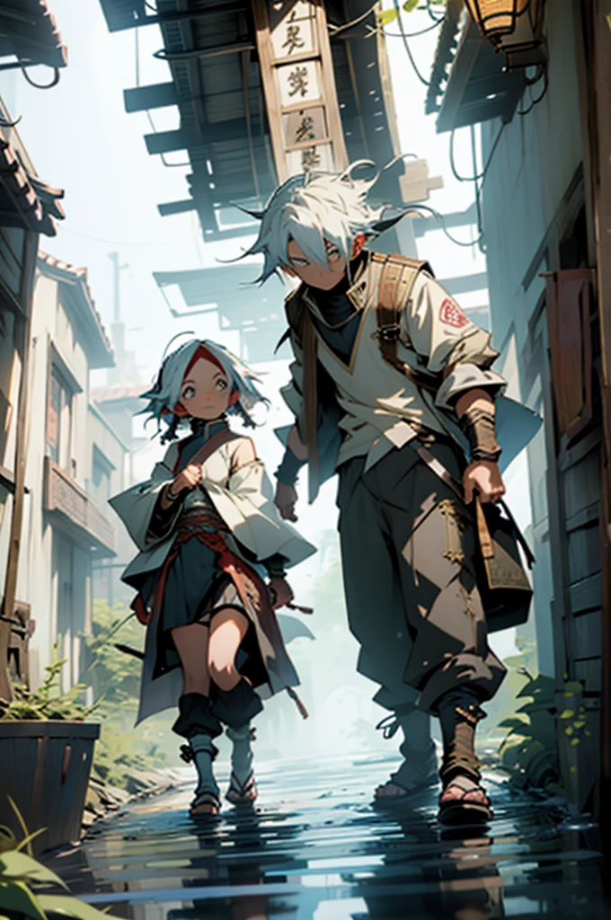 anime boy and girl in mushoku tensei