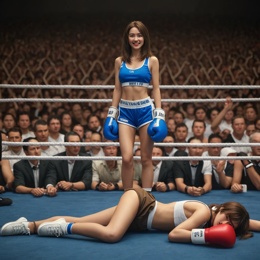 Women boxing