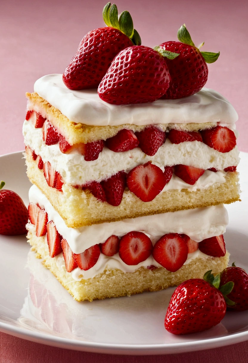 １Slice of strawberry shortcake