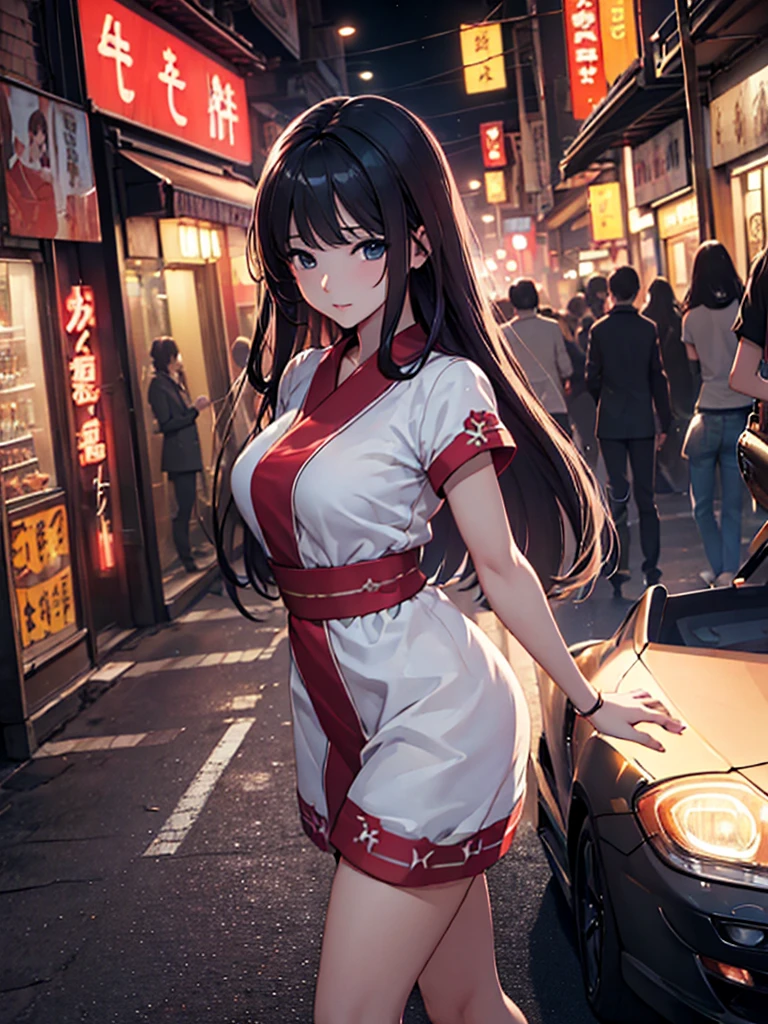 (masterpiece、top-quality、hight resolution、Unity 8k、extremely details CG:1,Best Picture),Sex workers, prostitution, No people, night streets,nsfw,
