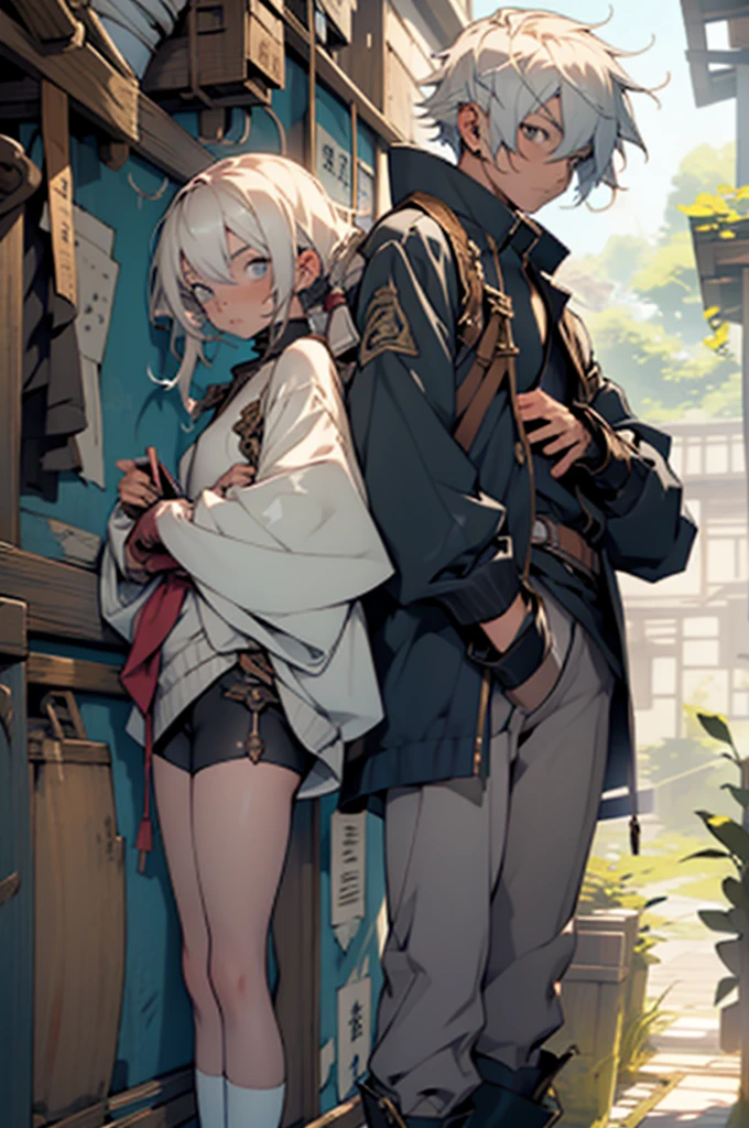 anime boy and girl in mushoku tensei boy age is 14 girl age is 24