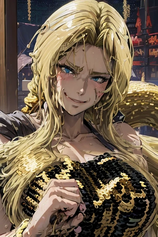 ((woman,Huge breasts,Huge breasts:1.4, (Huge breasts:1.8),とても唇が赤いHuge breastsを強調,Big Ass,Narrow waist,Long legs,Green Eyes Standing)) 8k(((((Anime Style,A sloppy smile,What we are looking for,Face mischievous face,The facial expression is accurate)))))8k(((((Anime Style)))))8k(((((Anime Style))))) 8k((Anime Style,A sloppy smile,What we are looking for,Face mischievous face,The facial expression is accurate))A sloppy smile,What we are looking for,Face mischievous face,The facial expression is accurateA sloppy smile,What we are looking for,Face mischievous face,The facial expression is accurateA sloppy smile,What we are looking for,Face mischievous face,The facial expression is accurate8k(Anime Style) 8k((((Sequin Party Dress:1.5))))) 8k(((((Staring at me))))) 8k((((Being ejaculated:1.3)))) (((Powerful chest,Impressive large breasts))) (((Erect nipples,Breast milk production))) 8k(((((Long Hair,Messy blonde:1.5)))))