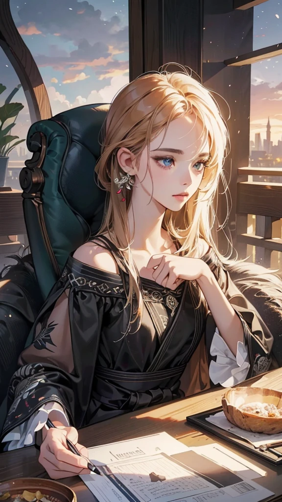 (table top, digital art, digital illustration, 4K, 8ก, Very detailed, beautiful picture, Sharp picture, realistic, raw photos, perfect face, perfect lines, perfect eyes, soft light)