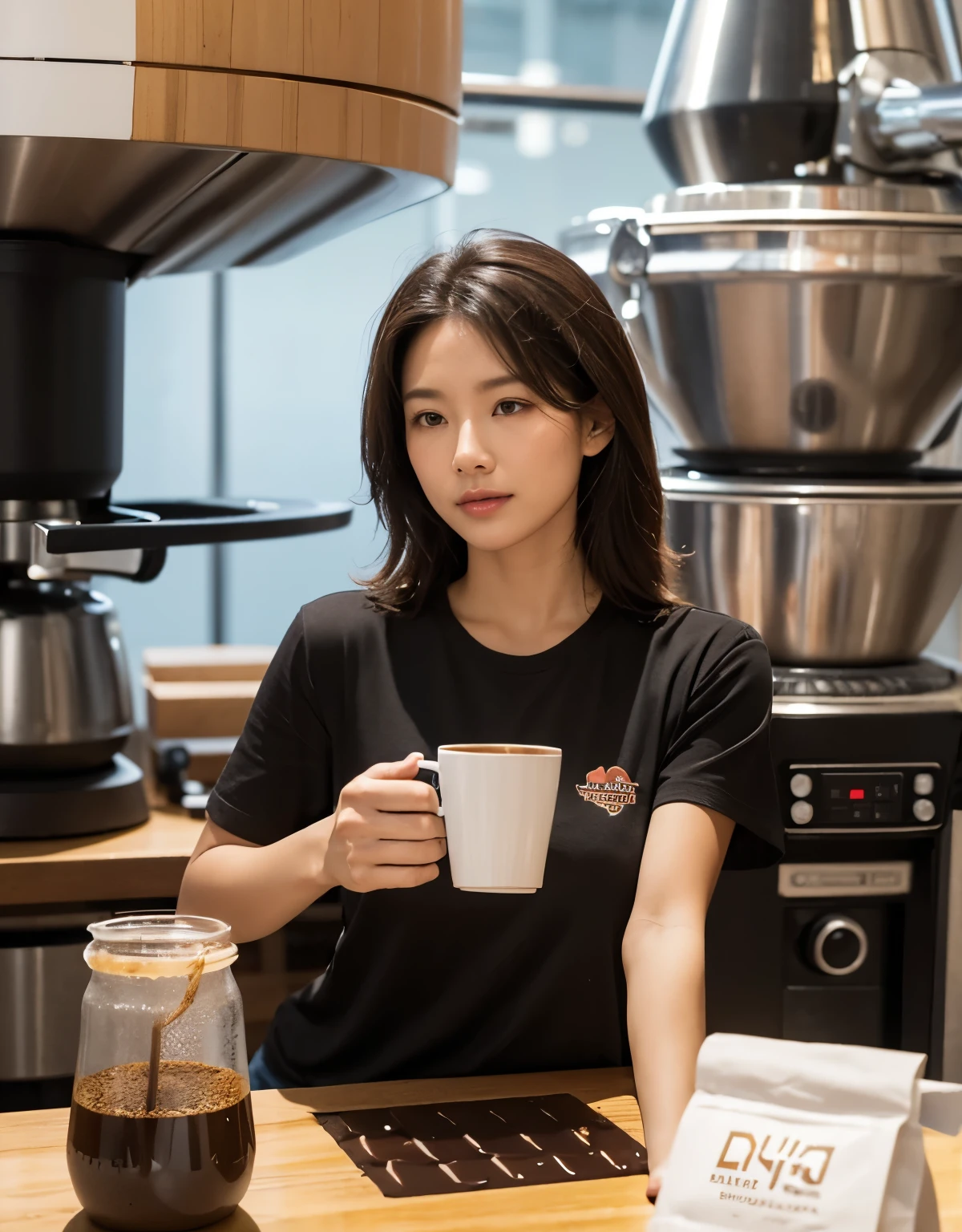 Desain 1 :
Roys Rumble’s Coffee Company
Filter Beans
Region : Vietnam
Process : Full Wash
Altitude : 1100 - 1300
Variety : Mix
Tasting Notes : Floral, Hints Of Orange, Chocolate, Nutty.