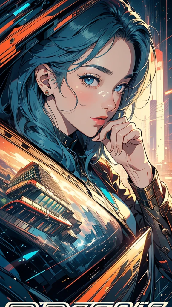 (((masterpiece, highest quality))),(((solo:1.2))),(((1girl:1.2))),32k wallpaper, very detailed, poster, vintage science fiction,(((((geometric cinematic movie poster))))),(((abstract))),(((mid century modern))),(((((portfolio))))),(((((Close-up))))),(((((bust up))))),((((more various angle)))),(((highlight))),Vast landscape,(((complete. detailed face))),(((Extremely talented))),(((most complecated machine))),Colorful color scheme,((((((detailed Roll one's eyes)))))),(((paradox)))