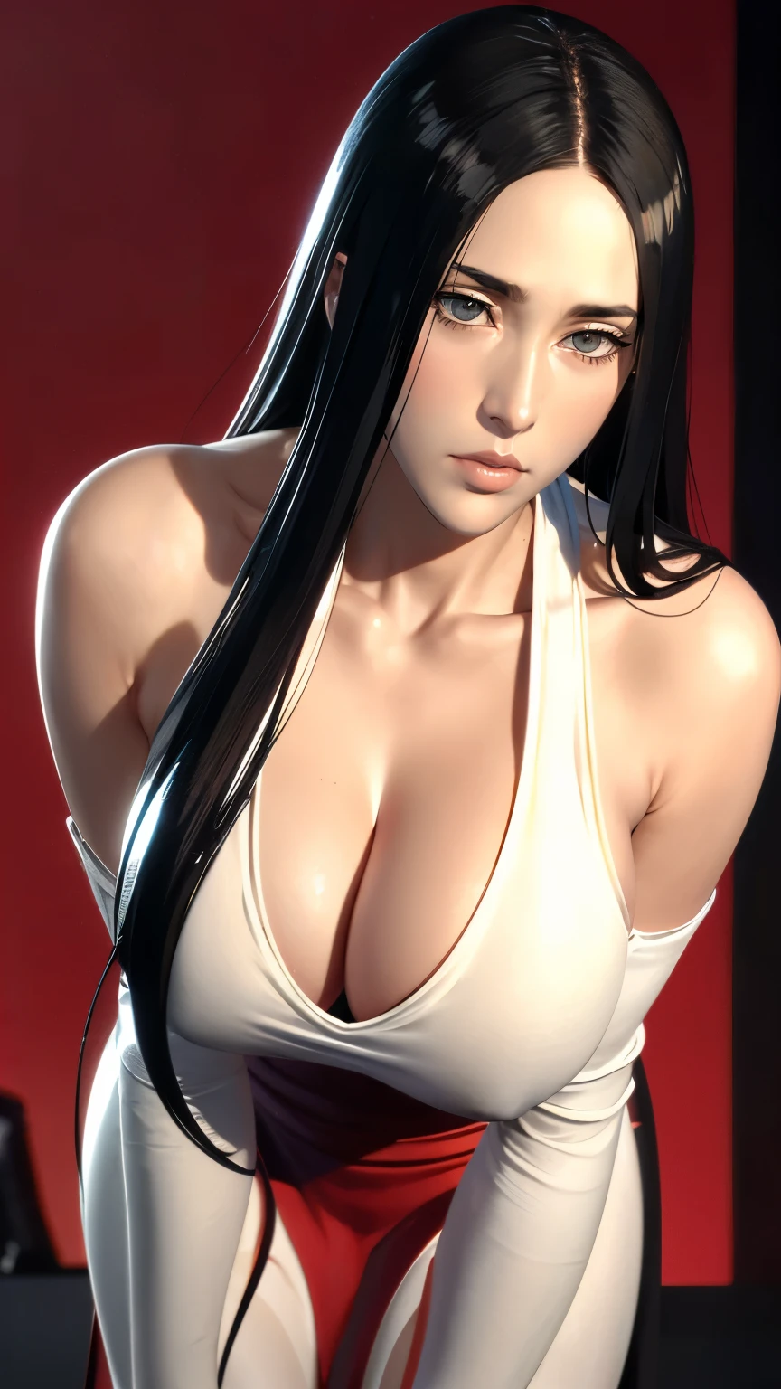 (((Perfect figure,figure,(((bleach,(((Scars on the chest))), red eyes,Unohana))),S-shaped figure:1.7))),((masterpiece)),high resolution, ((Best quality at best)),masterpiece,quality,Best quality,((( Exquisite facial features,looking at the audience,There is light in the eyes,Happy,nterlacing of light and shadow,))),(((looking into camera,tank top,red background,Blood)))
