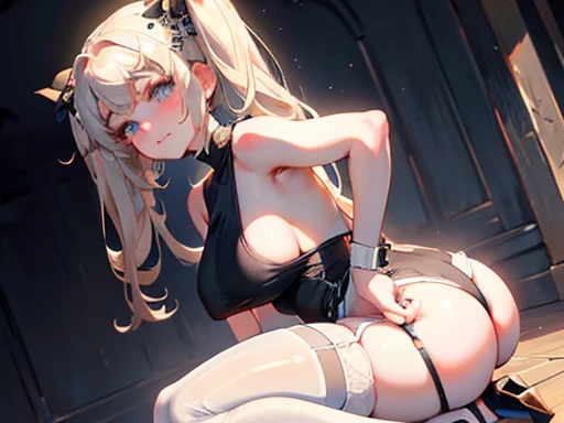 (Thin twin tails,Flaxen Hair),(One Girl,Baby Face,Petite),(Big Tits,valley,Big Breasts,Plump,Rocket Breasts,Saggy breasts,Erect nipples),(Big Ass,Big Butt,Plump butt),(Black monastic vestments,Nuns,Sister),(smile,Troubled face,Taunt,Saucy,lure),transformation,Lewd,garter belt,Alluring,Chapel,Tight clothing,Rosary,Leg spread,Sloppy big,Armpit showing squatting,Hamiman,labia majora,High heels,Low - Angle
