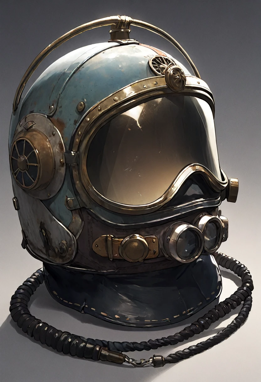 old pilot's helmet