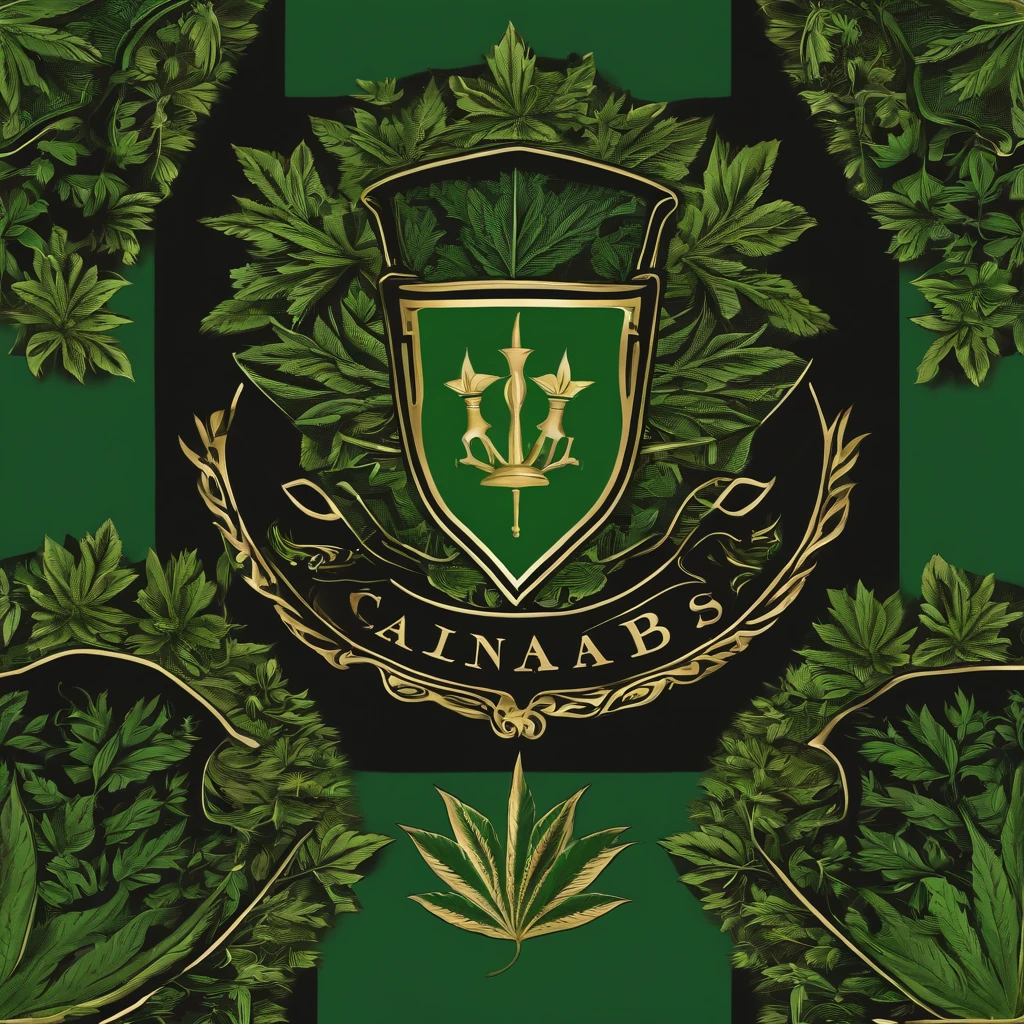 Shield of the soccer team called ???????? FC in green and other dark greens 