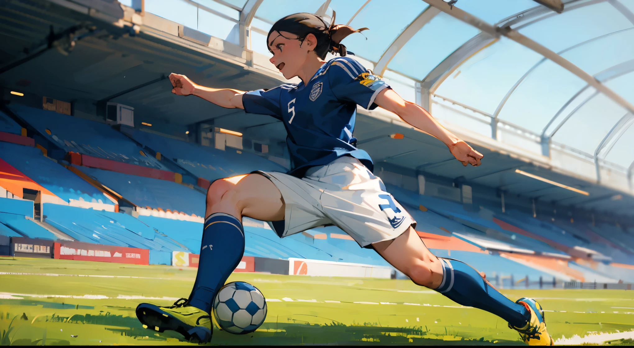 masterpiece, Highest quality, Highest quality, masterpiece, High resolution, soccer