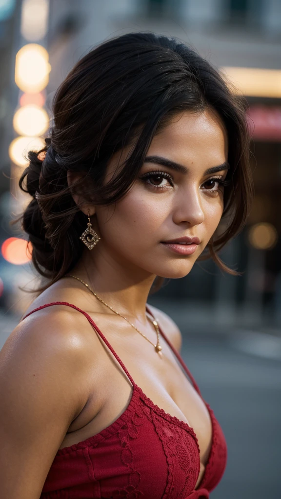 A Beautiful and cute latina woman,photo,professional movie, cinematic, sharp, focus, ultra-detailed 