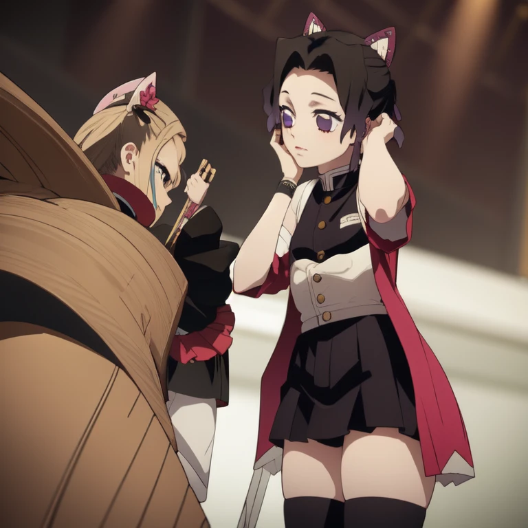 Shinobu Kocho of the anime demon slayer/Kimetsu no yaiba Cogiendo con un demonio del anime Demon Slayer/Kimetsu no yaiba
