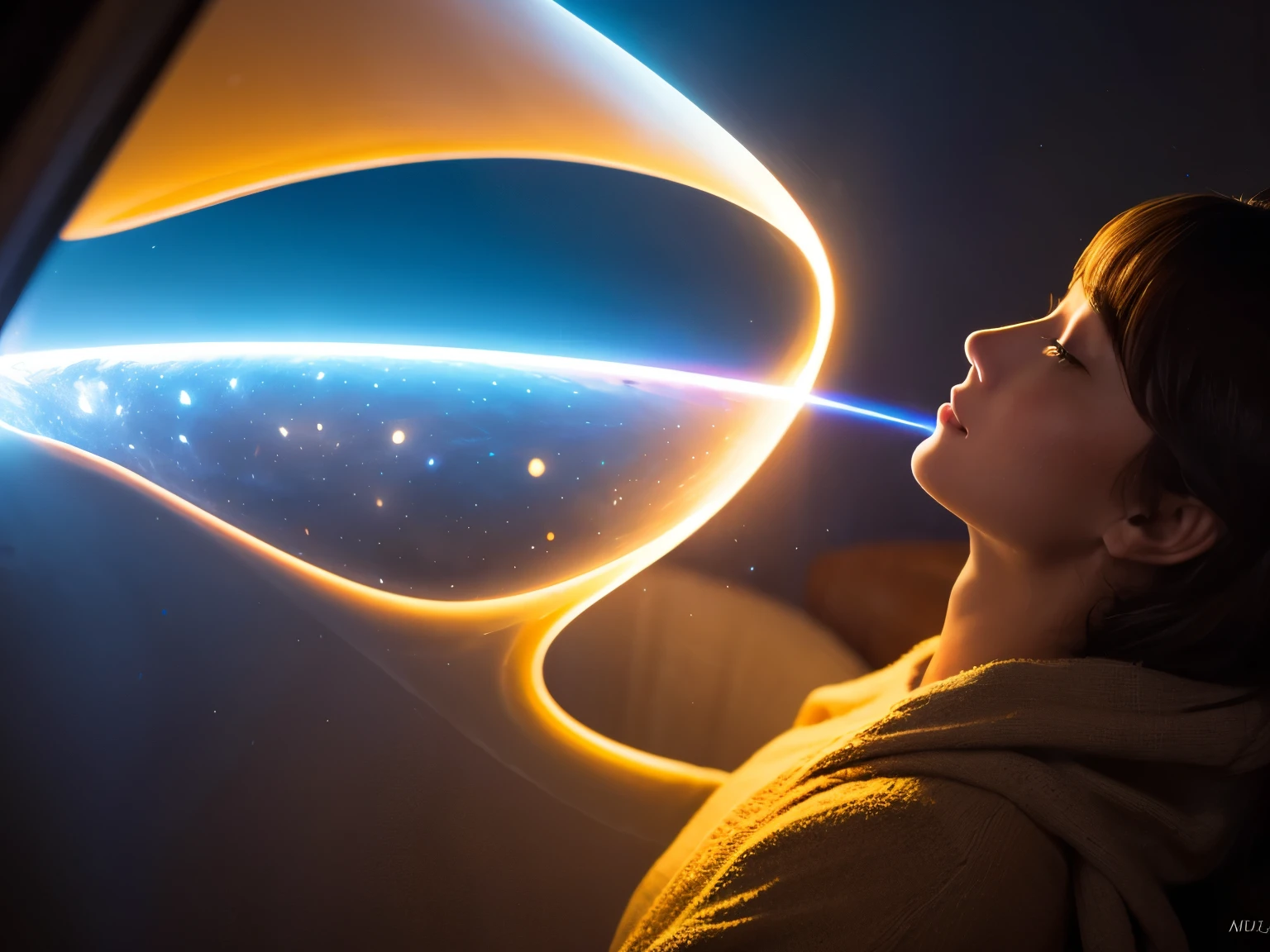 Light pours in The whole universe