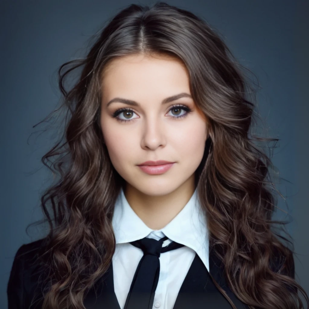arafed femme aux cheveux longs portant un costume noir et une cravate, Fille en costume, Fille en costume, Femme en costume d'affaires, portrait professionnel, belle jeune femme, photo de jeune femme, femme en costume noir, jeune femme d'affaires, portrait professionnel en gros plan, belle jeune femme, photo professionnelle en gros plan, very belle jeune femme, a belle jeune femme
