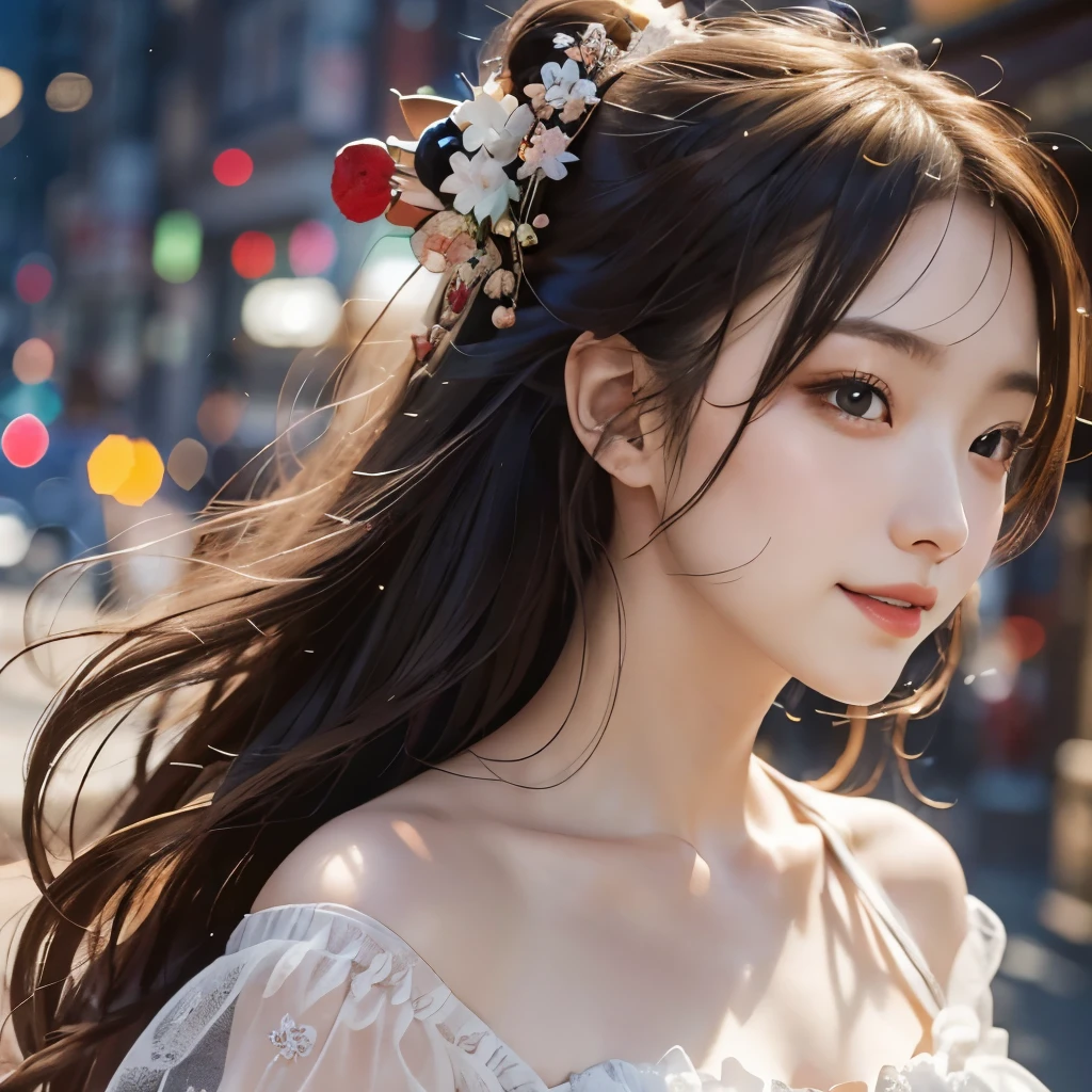 8k resolution, masterpiece, Highest quality, Award-winning works, unrealistic, software, elegant, Very detailed, Digital Painting, artステーション, コンセプトart, Smooth, Sharp focus, shape, artジャム、Greg Rutkowski、Alphonse Mucha、William Adolphe Bouguereau、art:Stephanie Law , , Royal Jewel, , Full Shot, Symmetric, Greg Rutkowski, Charlie Bowwater, beep, Unreal 5, Surreal, Dynamic Lighting, ファンタジーart, Complex色, Gion, Kyoto, Moonlit Night, Lots of fireflies, firework, milky way, shooting star, Small face, Very delicate appearance, , Delicate facial expression, Delicate eye depiction, close, Fascinating, erotic, Dynamic sexy pose, Only sexy girl, Healthy Body, 22 years old, , , ,,, geisha, height: 160cm, Large, firm, swaying bust, , Very long wavy blonde hair, Twin tails, Glowing Skin, Sweat, Smiling for the camera, look up, Invincible laughter, Complex, Traditional Japanese see-through yukata,