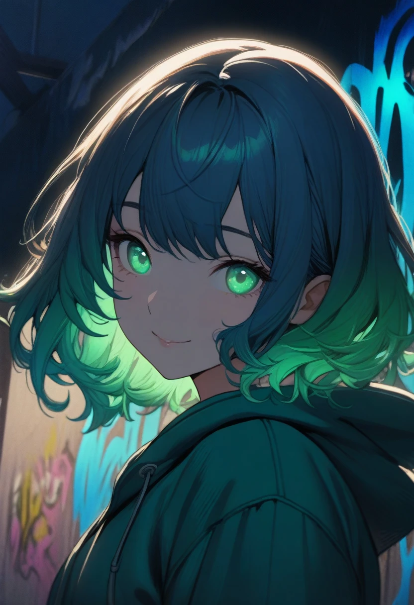 One Girl、Blue Hair、Green Eyes、Medium Hair、Gradient Hair、Detailed Background, masterpiece, Highest quality, smile, ornament, hoodie, Portraiture, Blue Neon, graffiti, dark, night, Glowing Eyes, ブラックライトmasterpiece, Highest quality,  One Girl,Beautiful blue ocean hair color、short hair, (Emerald green eyes:1.5), , Yellow pubic hair growing in the eyes, (Large breasts:1.2), break looking at viewer, break indoors, break (masterpiece:1.2), highest qualthaty, High resolution, unthaty 8k wallpaper, (shape:0.8), (Beautiful and beautiful eyes:1.6), Highly detailed face, Perfect lighting, Extレムely detailed CG, (Perfect hands, Perfect Anatomy)、Collapse on the bed、that&#39;Fallen、A system that allows you to see the face between your legs、Please open your mouth wide、that&#39;come、Wistful face、Haa、Embarrassing expression(1:2)、Rough I breatheing、(((Legs wide open)))、(((White Background)))、White Background、Red face、blush、Embarrassing、Dynamic pose、whole body、Sweat、I breathe、panic、panic、whole body、length, Slender、Maid clothes