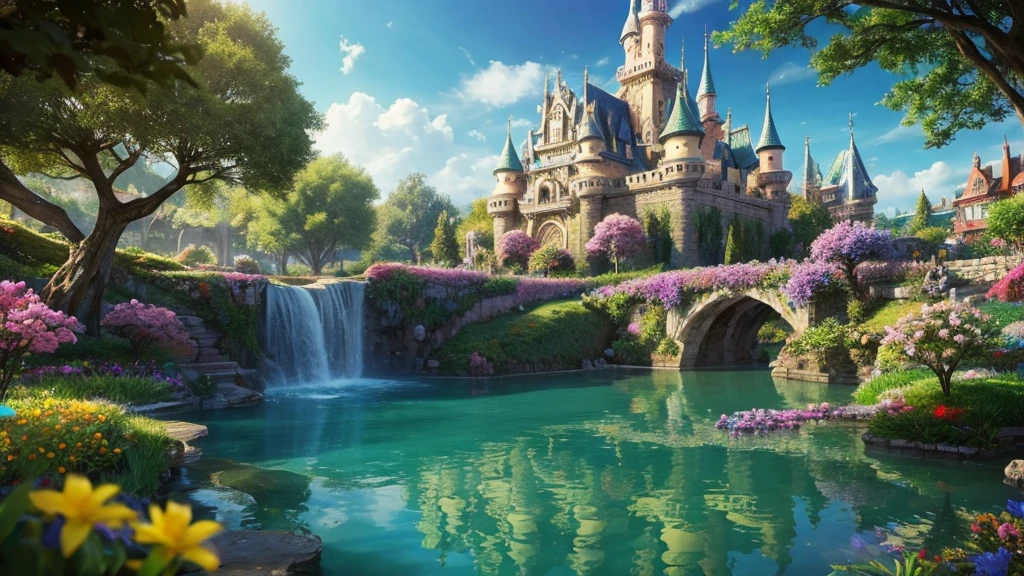 Fantastic World、The unreal world of dreams、Fairyland、Ultra-realistic。