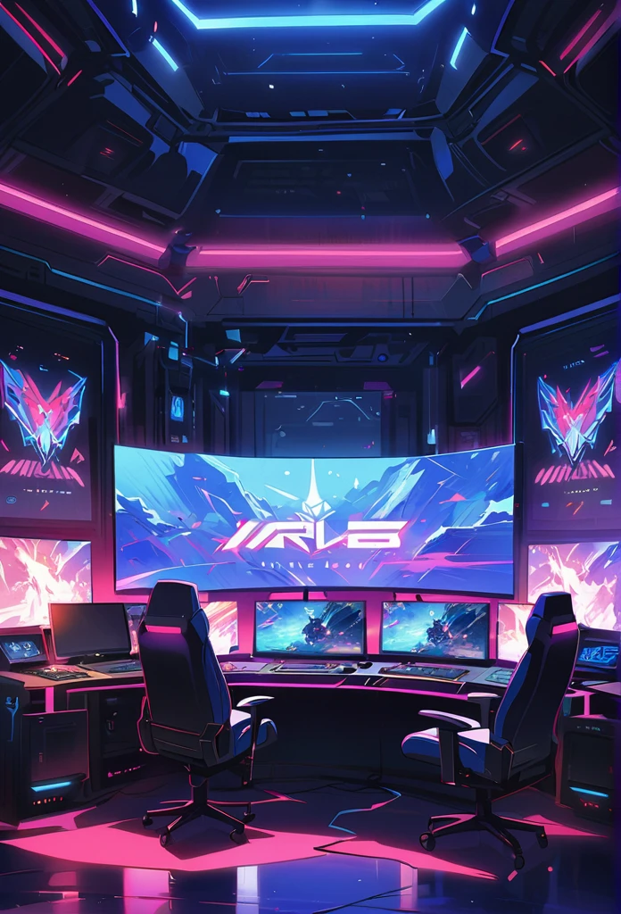 In the future, envision an innovative and cutting esports room designed specifically for gaming enthusiasts. Picture a space that combines advanced technology, sleek aesthetics, and optimal comfort to create the ultimate gaming experience.Visualize a room filled with state-of-the-art gaming equipment, including high-performance gaming PCs, immersive virtual reality setups, and ultra-responsive gaming consoles. The room is equipped with top-tier gaming peripherals such as high-refresh-rate monitors, ergonomic gaming chairs, and customizable lighting systems that enhance the gaming atmosphere.Imagine a futuristic design that embraces minimalism and sleekness. The room features clean lines, futuristic materials, and a color scheme that creates a visually striking and immersive environment. The walls may be adorned with LED panels that display dynamic visuals, enhancing the gaming ambiance and providing an interactive element.Envision a room that is acoustically optimized, ensuring crystal-clear sound and minimizing distractions. Surround sound systems and noise-canceling technology create an immersive audio experience, allowing gamers to fully immerse themselves in the virtual world.Picture a layout that promotes collaboration and competition. The room can be divided into dedicated gaming zones individual pods, each equipped with its own gaming setup. This allows gamers to engage in multiplayer matches, team-based competitions, or individual gaming sessions, fostering a sense of community and healthy competition. Consider the integration of AI assistants or voice command systems that provide real-time game analysis, offer strategic suggestions, or assist with in-game tasks.